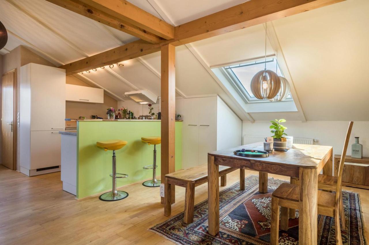 Luxurioeses Penthouse-Appartement Höchst Dış mekan fotoğraf